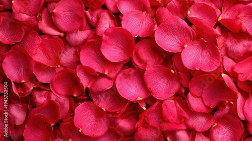 Wallpaper Mural Dense Cluster of Bright Red Rose Petals
 Torontodigital.ca