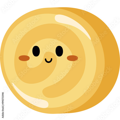 cute bread illustration