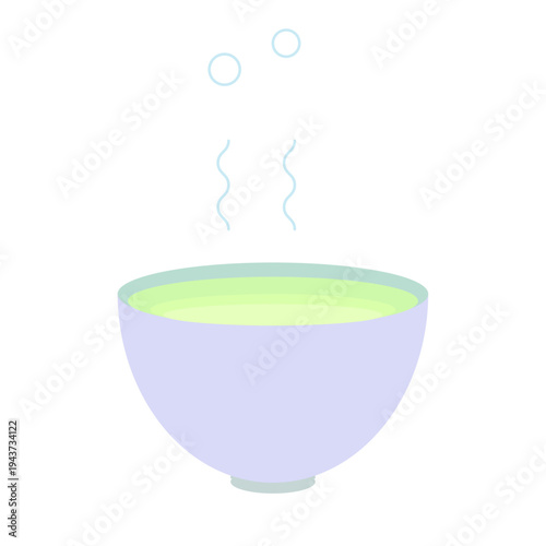 シンプルなお茶のアイコンイラスト