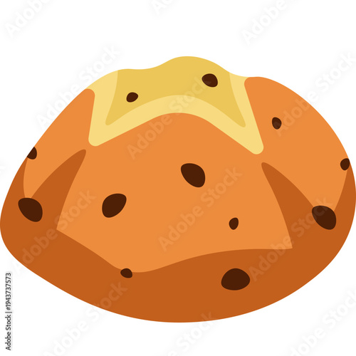 cute bread illustration