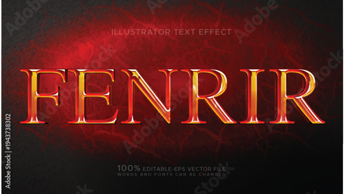 fenrir text effect