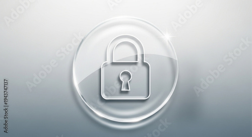 Close-up of a Silver Lock with Keyhole.