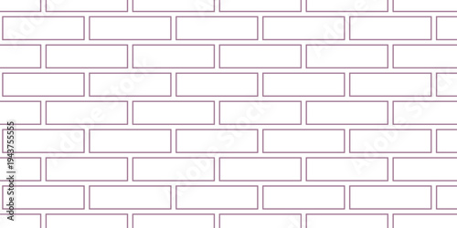 simple outline brick wall pattern for banner poster background.