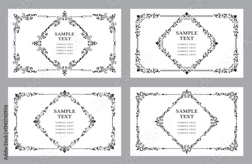 アンティーク　ビンテージ　フレーム飾り枠