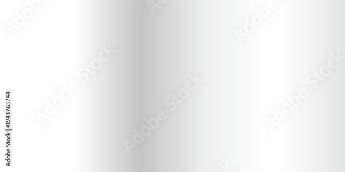 abstract background Silver foil background with metal mirror texture. Chrome gradient surface with light gloss. Vector aluminum grey sheet with reflection. Platinum and titanium