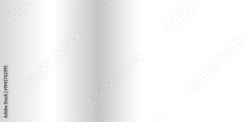 abstract background Silver foil background with metal mirror texture. Chrome gradient surface with light gloss. Vector aluminum grey sheet with reflection. Platinum and titanium