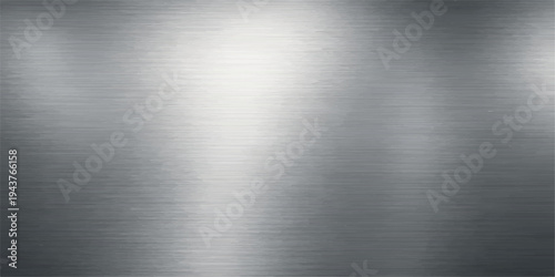 Brushed Metal Silver Steel Texture Plate