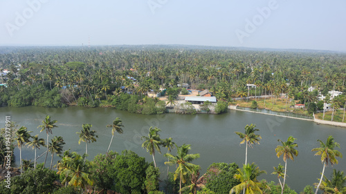 Foto parvathy puthanar river, Flowing in Thiruvananthapuram Region Kerala' India