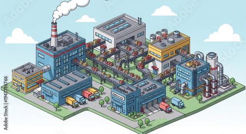 City Industrial Area Buildings.