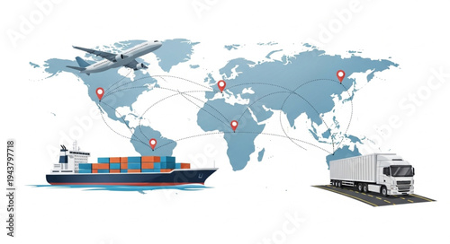 Global Logistics Transportation Network.