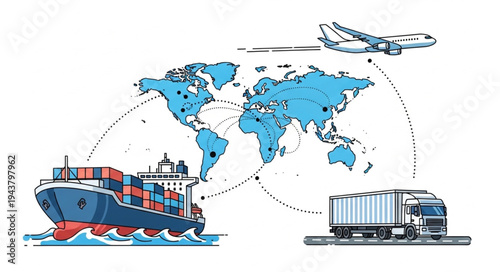 Global Logistics Transportation Network.
