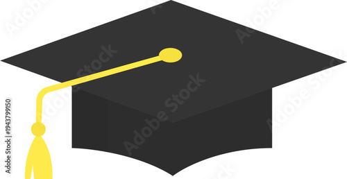 Black graduation cap