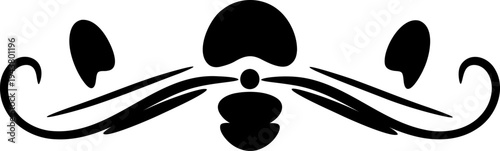 Vector mustache icon