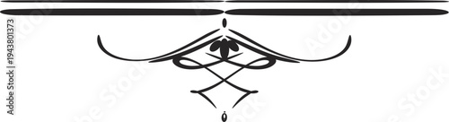 Vector decorative ceiling design element