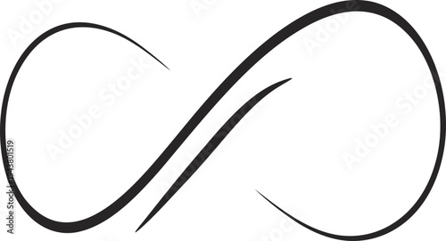 Infinity symbol vector graphic