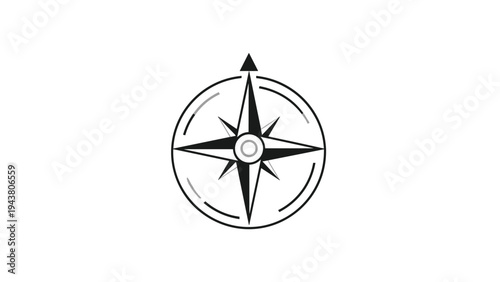 Compass with a clear North indicator, symbolizing direction, guidance, strategic planning, and finding the right path.