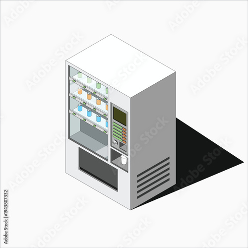자판기(아이소메트릭+음료수+거리+공원)