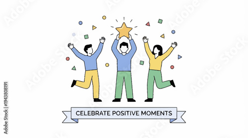 People celebrating with joyful expressions.