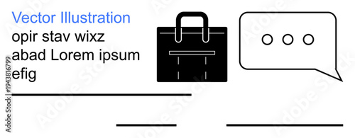 Business communication, digital messaging, workplace collaboration, corporate dialogue, professional interaction, data sharing. Image shows a briefcase and speech bubble icons. Business communication
