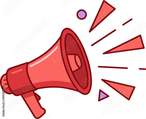 Megaphone illustration
