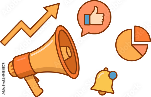 Megaphone illustration