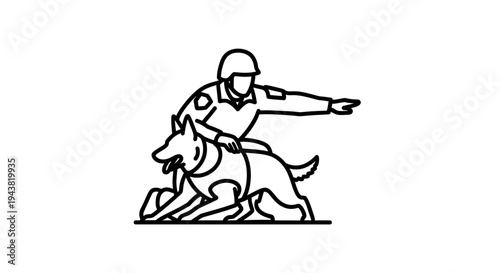 Police Officer and K9 Unit Dog Training for Detection and Security