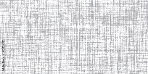 Cross-hatched textured background with fine grey lines on white, abstract overlay pattern, cross hatch texture, fabric texture, linen texture, woven pattern