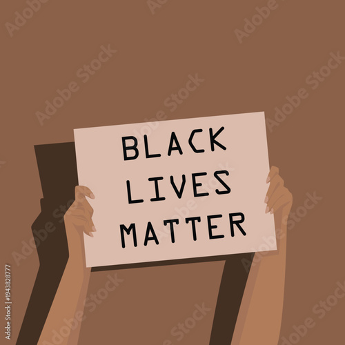 Black lives matter vector 