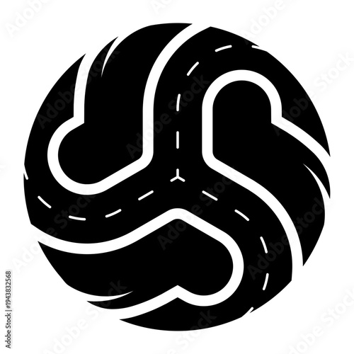 soccer or football ball glyph icon
