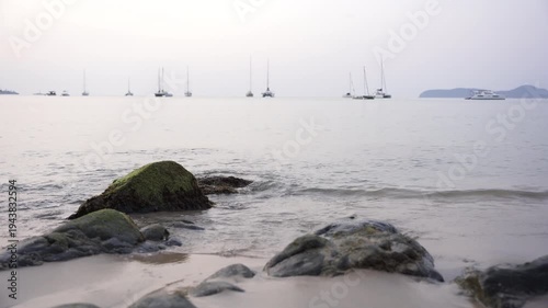 beach, sea, ocean, coast, landscape, sky, sand, water, waves, rock, rocks, nature, cliff, summer, island, coastline, wave, bay, travel, sun, surf, shore, vacation, australia, clouds, sunrise, seascape