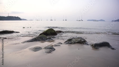 beach, sea, ocean, coast, landscape, sky, sand, water, waves, rock, rocks, nature, cliff, summer, island, coastline, wave, bay, travel, sun, surf, shore, vacation, australia, clouds, sunrise, seascape