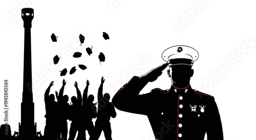 Military Salute and Cannon Firing: Symbol of Service, Sacrifice, and Celebration