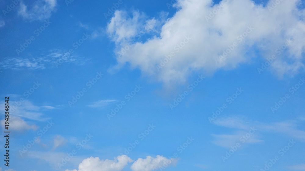 Obraz premium Blue Sky with Clouds