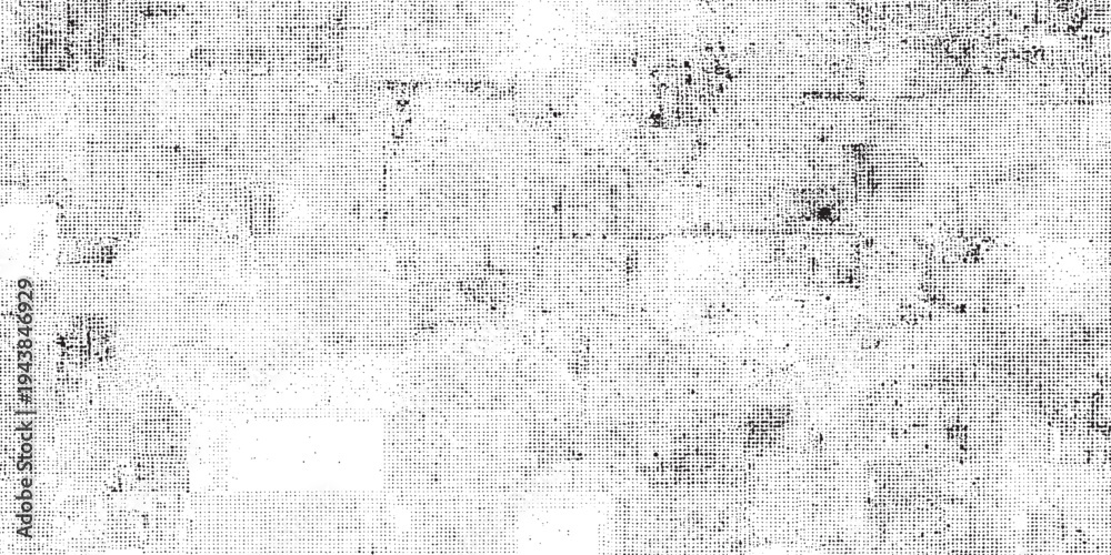 Obraz premium Rough textured surface with fine dots, black and white grunge background for creative design
