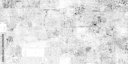 Rough textured surface with fine dots, black and white grunge background for creative design