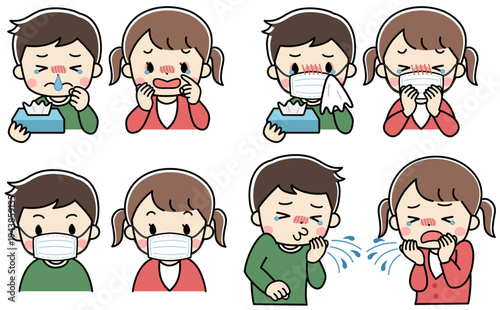 辛い症状をかかえた人々　