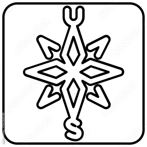 Compass navigator icon