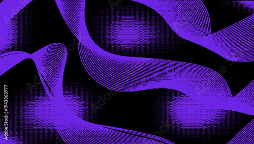 Grunge gradient black purple background. Pixel overlay. Fade backdrop. Points pixelated texture. Dither effect. Vector illustration.