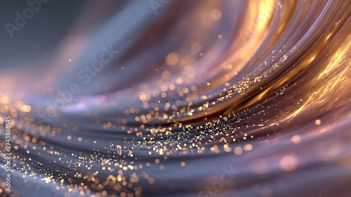 Abstract visualization of secure digital transaction flow