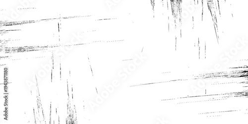 Grunge black ink scratch texture on white background delicate scratches and light distressed textures weathered appearance, ideal for adding organic depth.