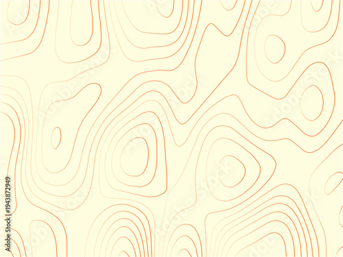 Topography background. Vector banner. Topography background. Vector geographic contour map. Background of the topographic map. Topographic map lines, contour background.