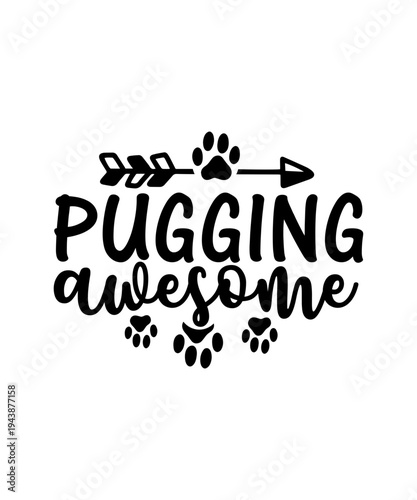pugging awesome svg
