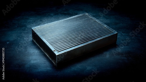 Metallic heatsink with intricate fins for electronic cooling