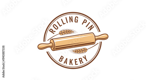 Rolling pin baking kitchen tool.