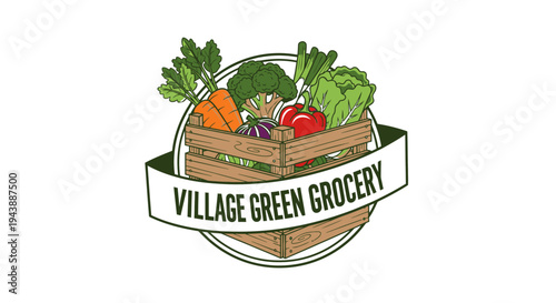 Vegetable crate with fresh produce 1.