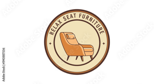 Brown armchair furniture for relaxation indoors.