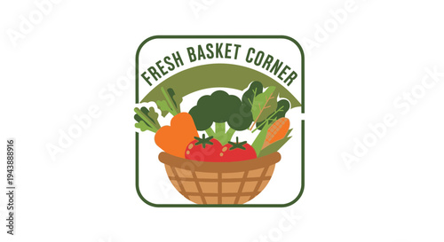 Fresh vegetables in a basket 4.