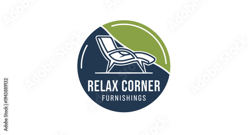 Lounge Chair Furniture Relax Corner Icon.
