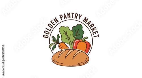 Logo for a grocery market store.