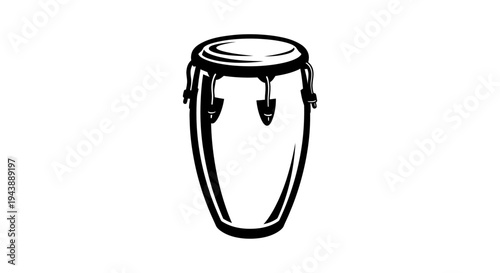 A single djembe drum instrument closeup.